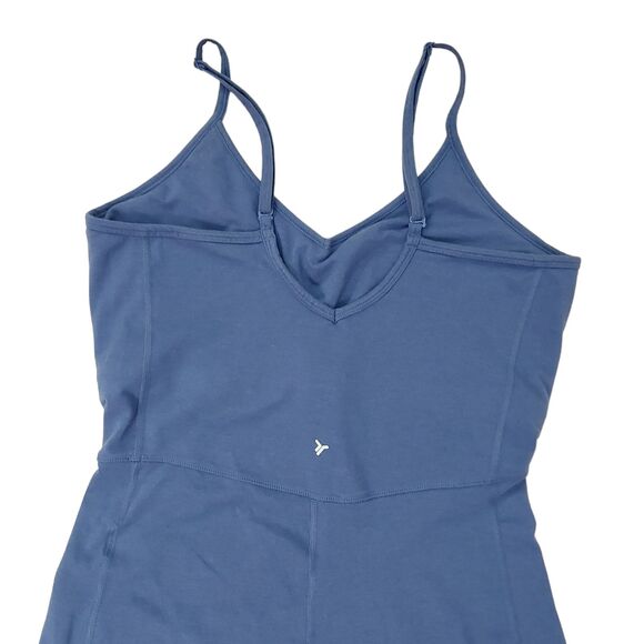 Old Navy Active Powerchill Cami Bodysuit 7/8 Built-In Bra Womens XL Blue - Picture 6 of 12